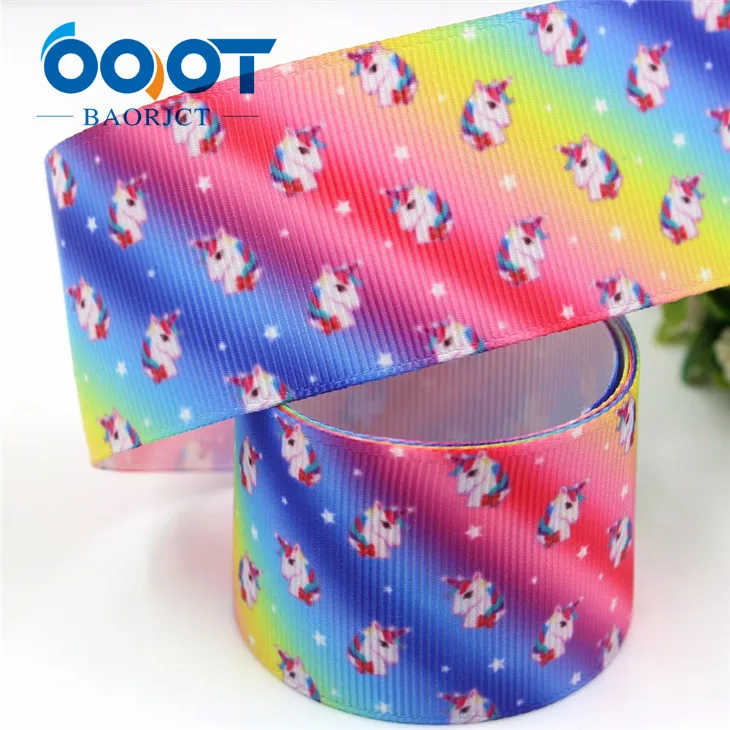 183261,1-1/2 дюймов* 10 ярдов 38 мм мультфильм печатный подарок Grosgrain лента, DIY handmadeHair Аксессуары материал свадебный подарок обертывание - Цвет: 4