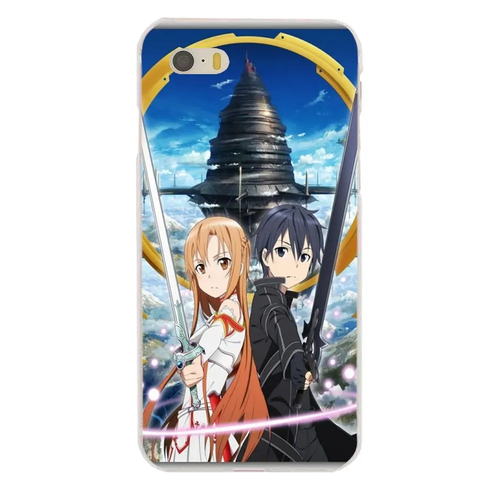 Японский аниме меч онлайн для Sony Xperia Z Z1 Z2 Z3 Z4 Z5 compact Mini M2 M4 M5 T3 E3 E5 XA XA1 XZ Premium Case |