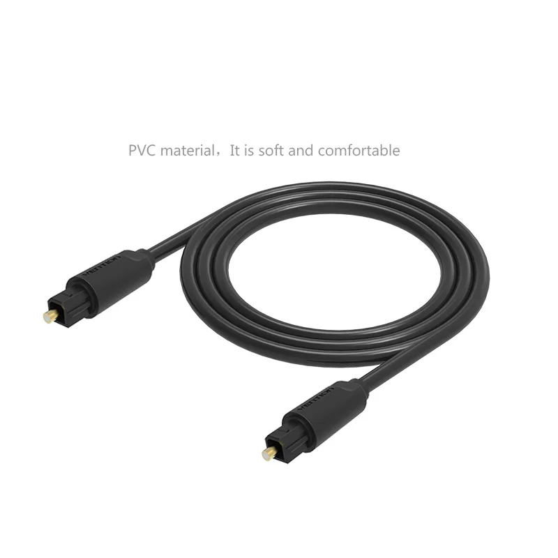 Vention Цифровой оптический аудио кабель toslink Позолоченные 1 м 3 SPDIF коаксиальный для