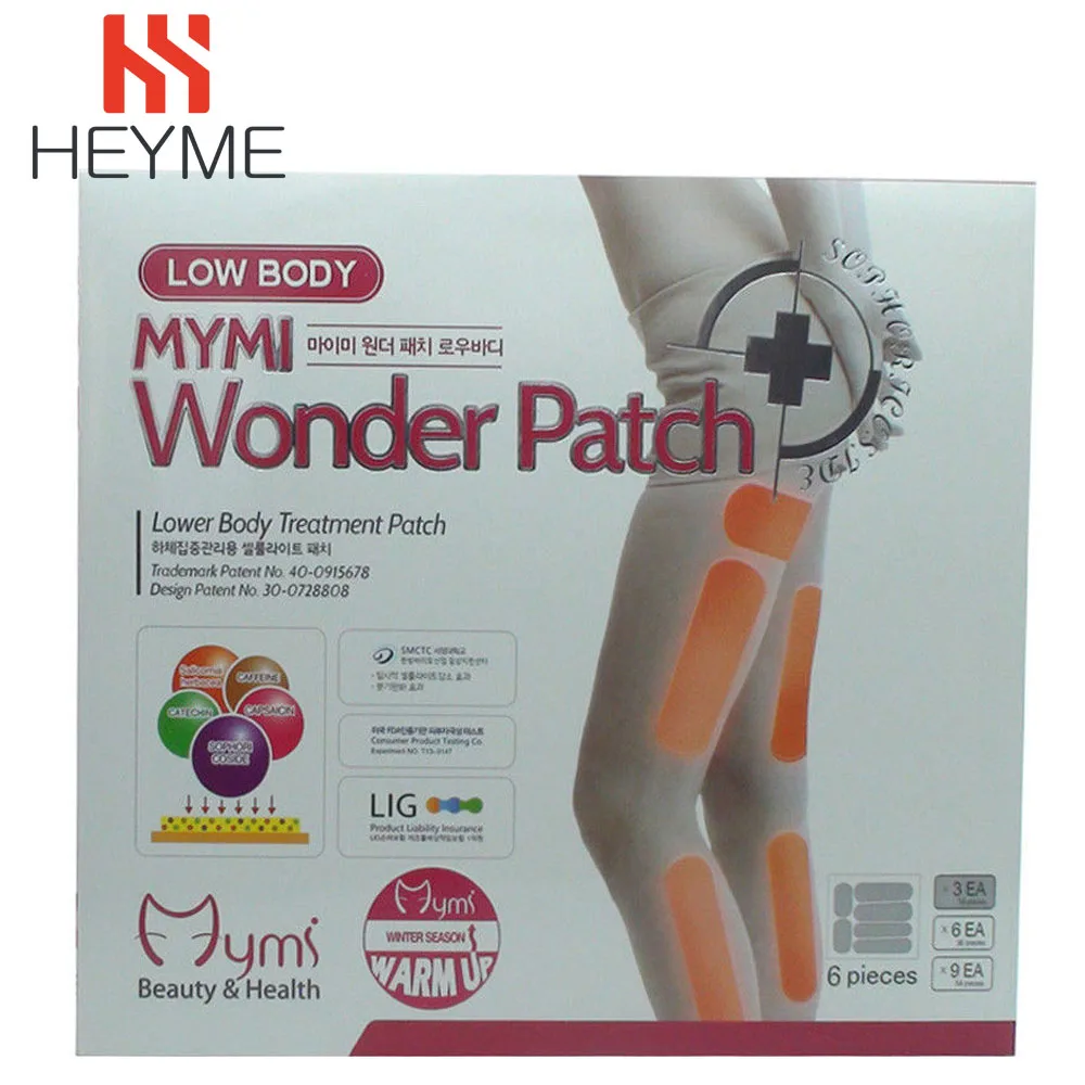 HEYME 18pcs/pack Body Slim Patch Leg Pad Weight Loss Plaster Fat Burning Patches Cream E | Красота и здоровье