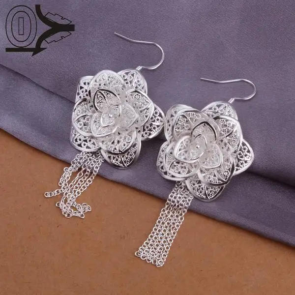 Оптовая продажа посеребренный комплект ювелирных изделий Дешевые Свадебные