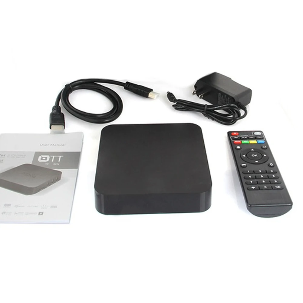 S805 Quad Android 4 42 игровая ТВ приставка Full HD 1080 P WiFi Smart set 1G + 8 GB|ТВ-приставки и
