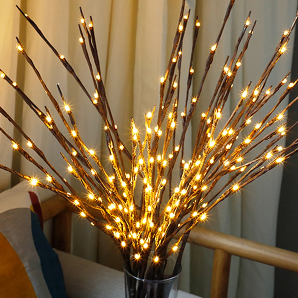 20 лампочек светодиодный светильник &quotВетка ивы&quot Цветочный s домашняя спальня