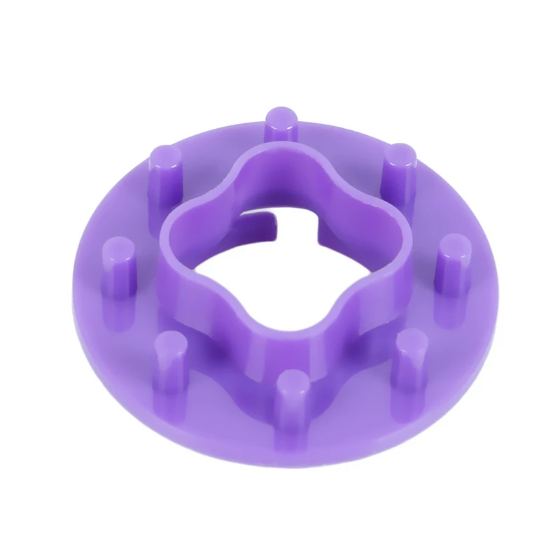 9 шт./компл. фиолетовый + белый помадка торт декоративная ленточная печать высечки