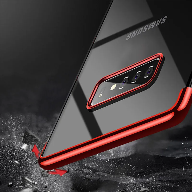 Роскошный силиконовый чехол для Samsung Galaxy S10e S10 Plus A10 A20 A30 A50 A70 M10 M20 M30 ультратонкое