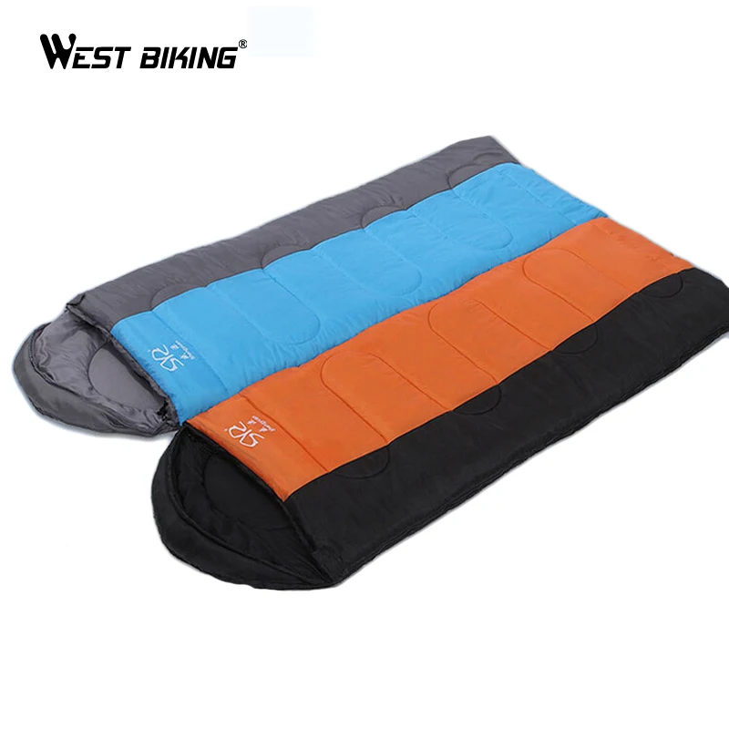 WEST BIKING спальный мешок полый хлопок 1300G 5-15 градусов Цельсия Открытый Кемпинг может быть наращенный спальный мешок для кемпинга взрослый спальный мешок