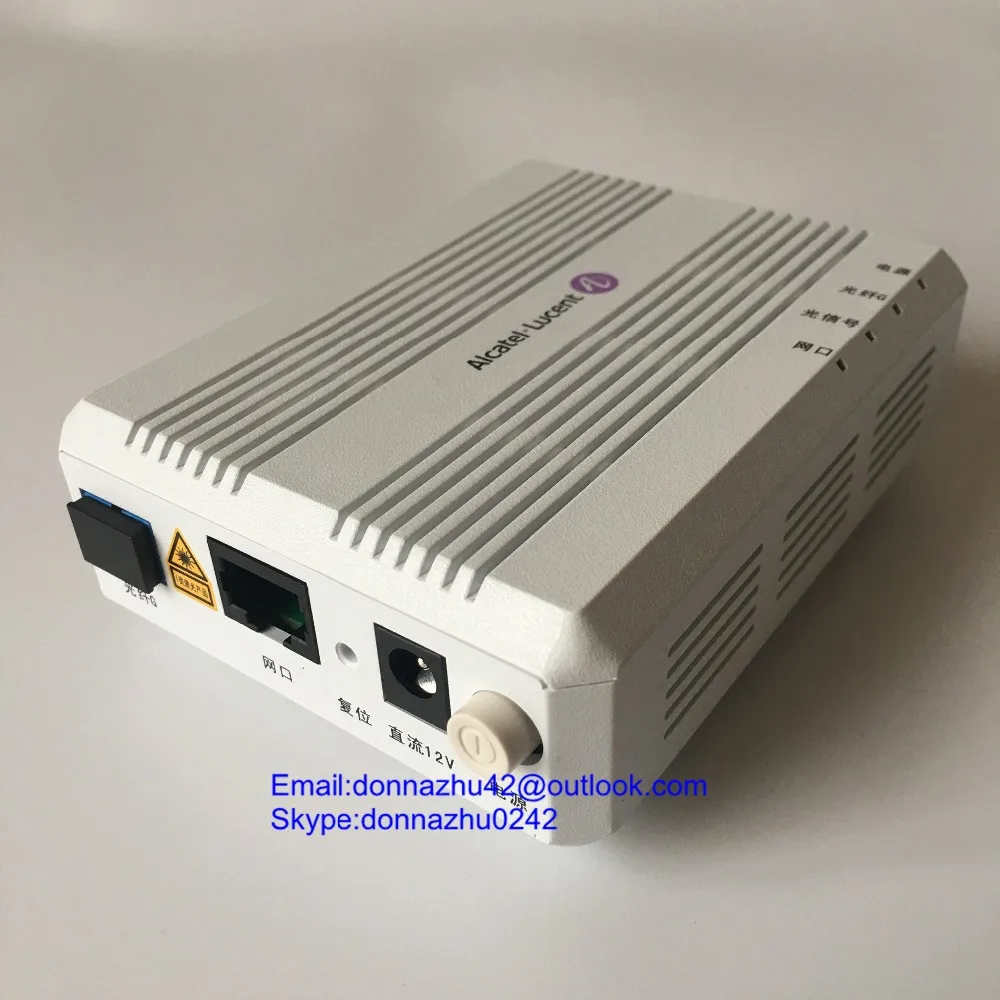 10 шт I 010G GPON ONU оригинальный Alcatel Lucent Bell FTTH ONT с 1 GE ethernet портом вход SC/UPC английская