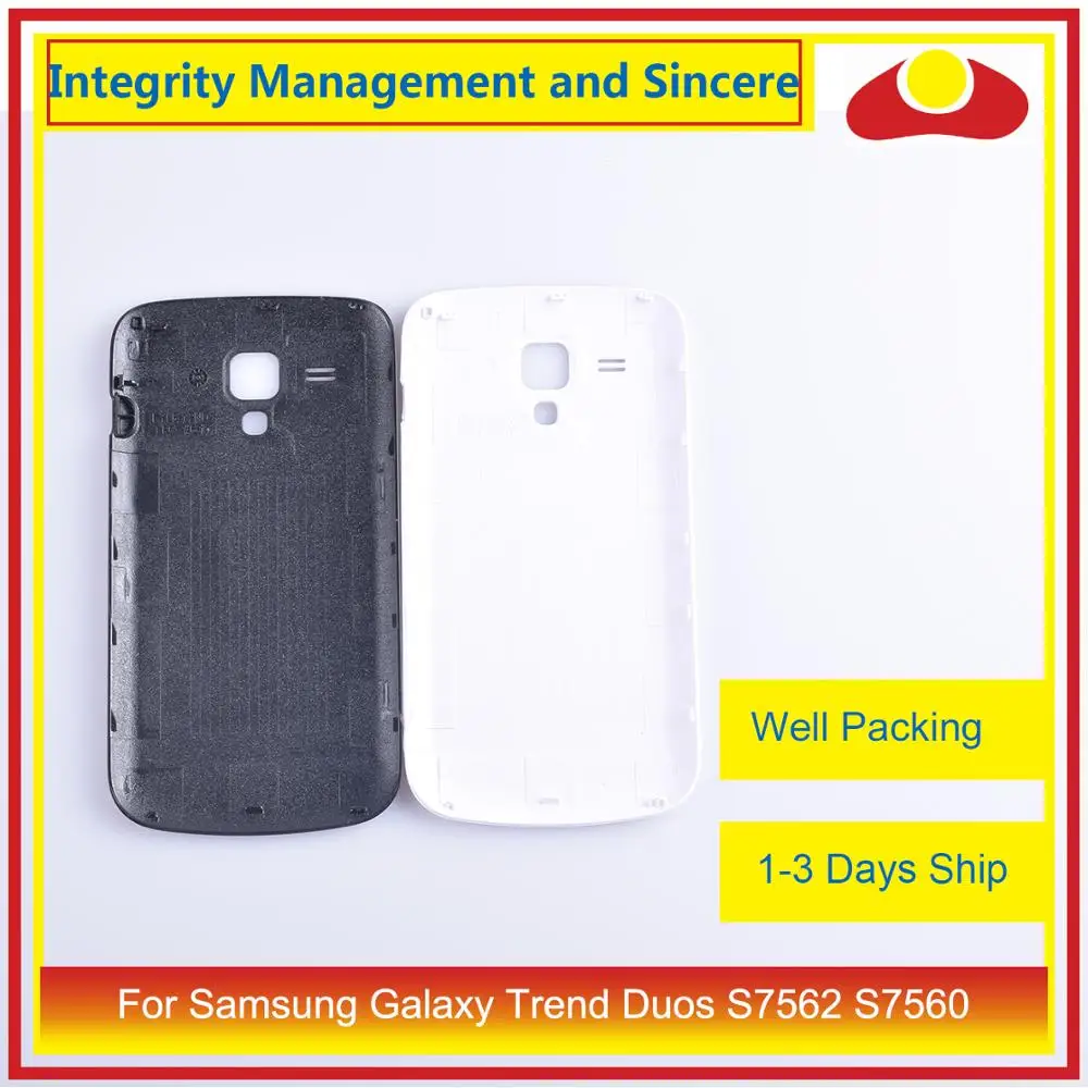 

Original For Samsung Galaxy Trend Duos S7562 7562 S7560 7560 Housing Battery Door Rear Back Cover Case Chassis Shell Replacement