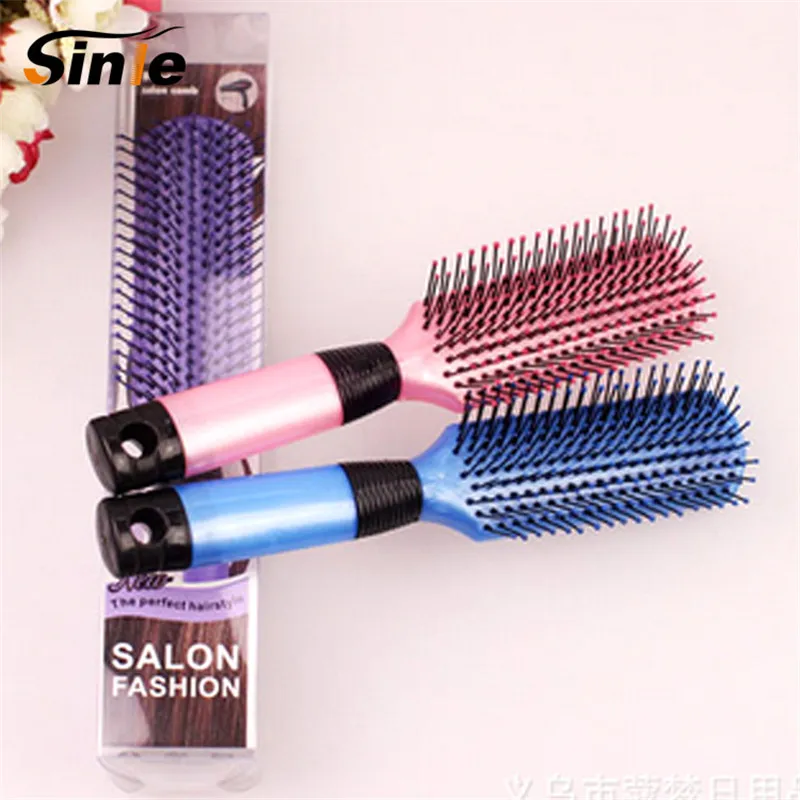 Модные Вьющиеся волосы расчесывает Магия Detangling ручка клубок душ волос Кисточки