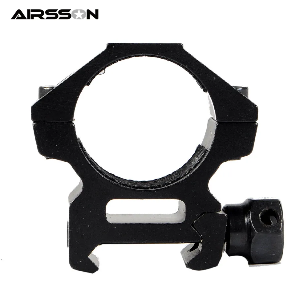 Airsoft 25mm Ring Quick Release Scope Holder Tactical Hunting Accessories Wide Low Mount Military Heavy Duty Weaver Rail|scope mount flashlight|25mm