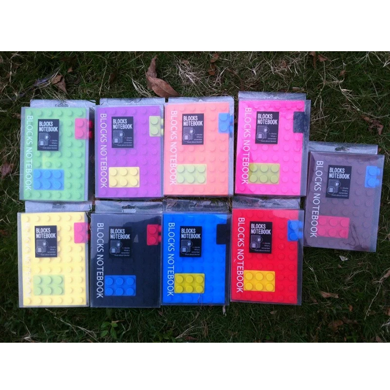 9 Стиль Красочные Креативные блокноты DIY Дневник Книга строительные блоки Duploe фигура Note книги игрушка-подарок для детей