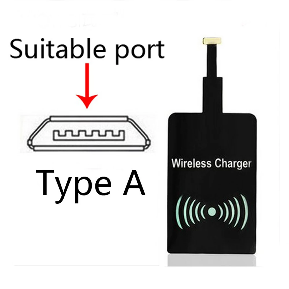 Универсальное беспроводное зарядное устройство Qi с адаптером для Samsung iPhone 7 Plus 6 6s