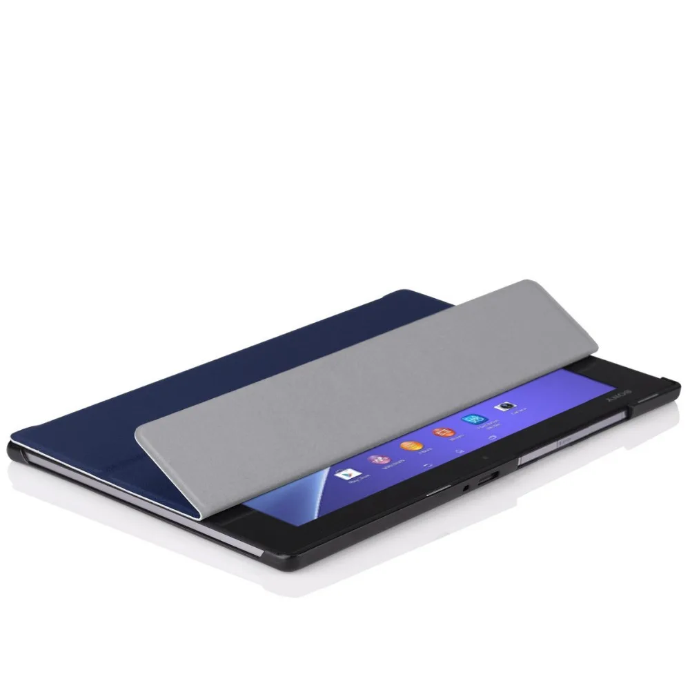Тонкий легкий Магнитный флип чехол с подставкой кожаный для Sony Xperia Tablet Z2 SGP541/511/512CN