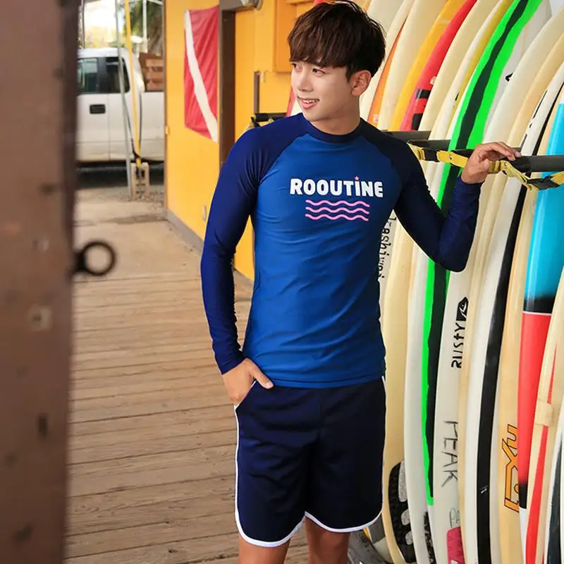 2 шт. Мужская футболка с длинным рукавом и трусы|Комбинезоны| |