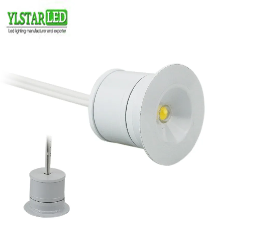YLSTAR DC12V мини светодиодный прожектор 3 Вт 25 мм 240Lm 80Ra для витрины шкафа шкаф витрина