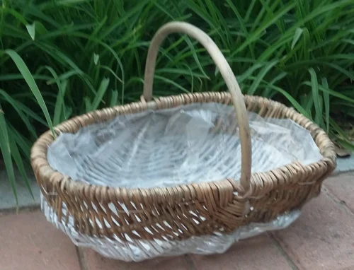 Бесплатная отправка Ивы корзины цветов плетеная цветочный горшок с загородный