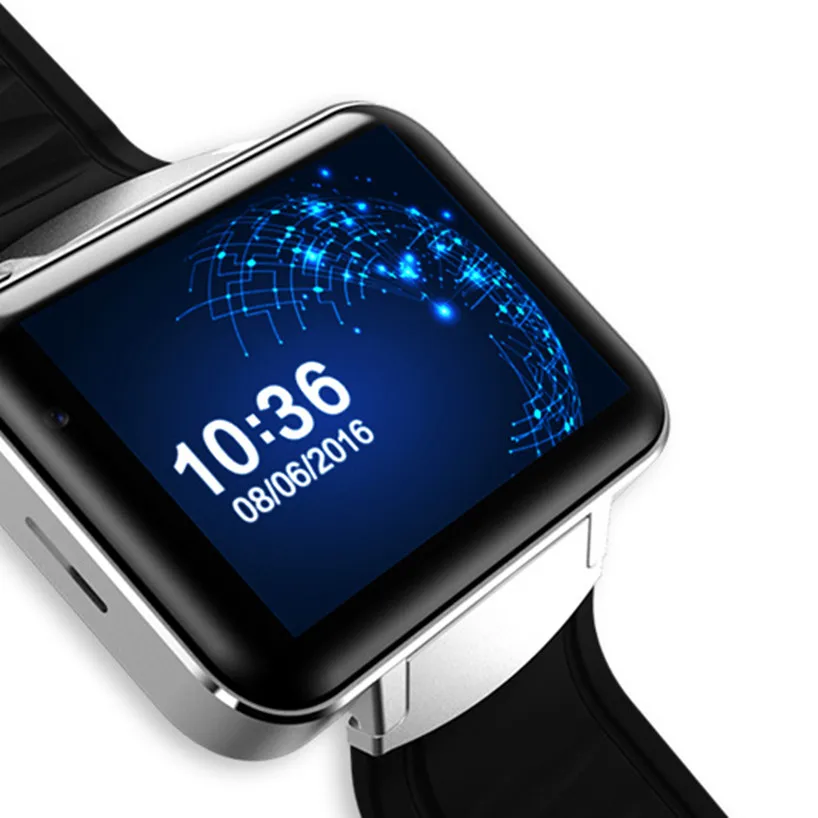 Новейший 3G Smartwatch телефон Android 2,2 дюймов WiFi Bluetooth gps Смарт часы Шагомер сна сенсорный экран карта Handsfree светодиодный HD