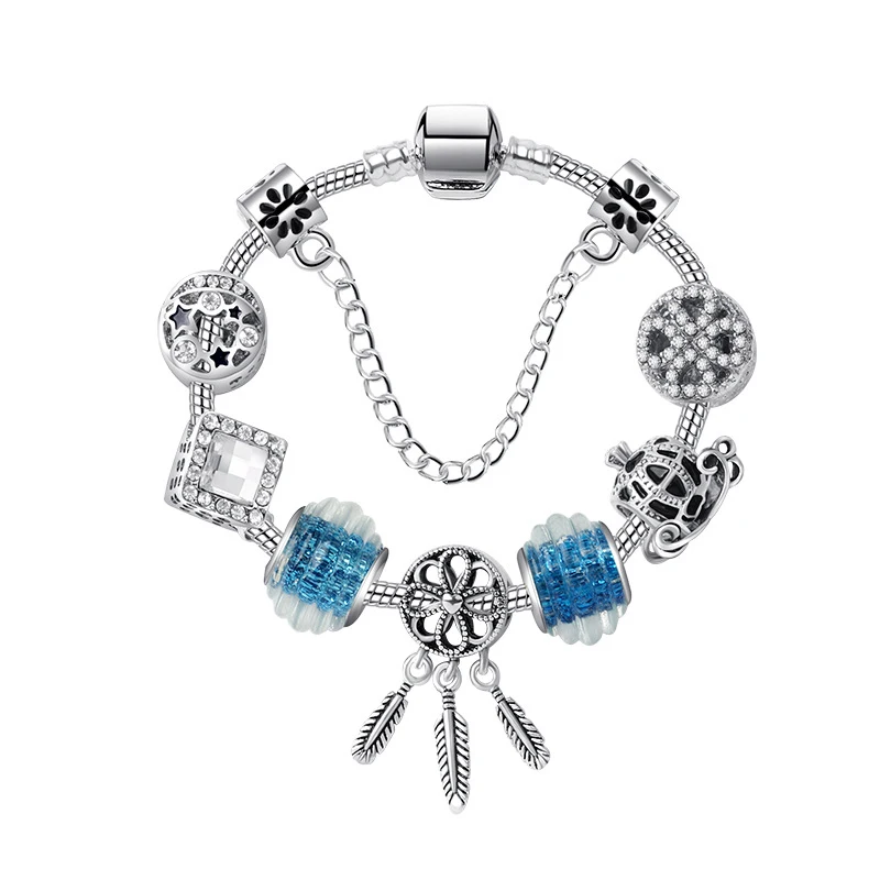 Hermp DIY Charms Bracelet Original Charm Pendant Alphabet Beads Accessories Jewelry Wholesale | Украшения и аксессуары