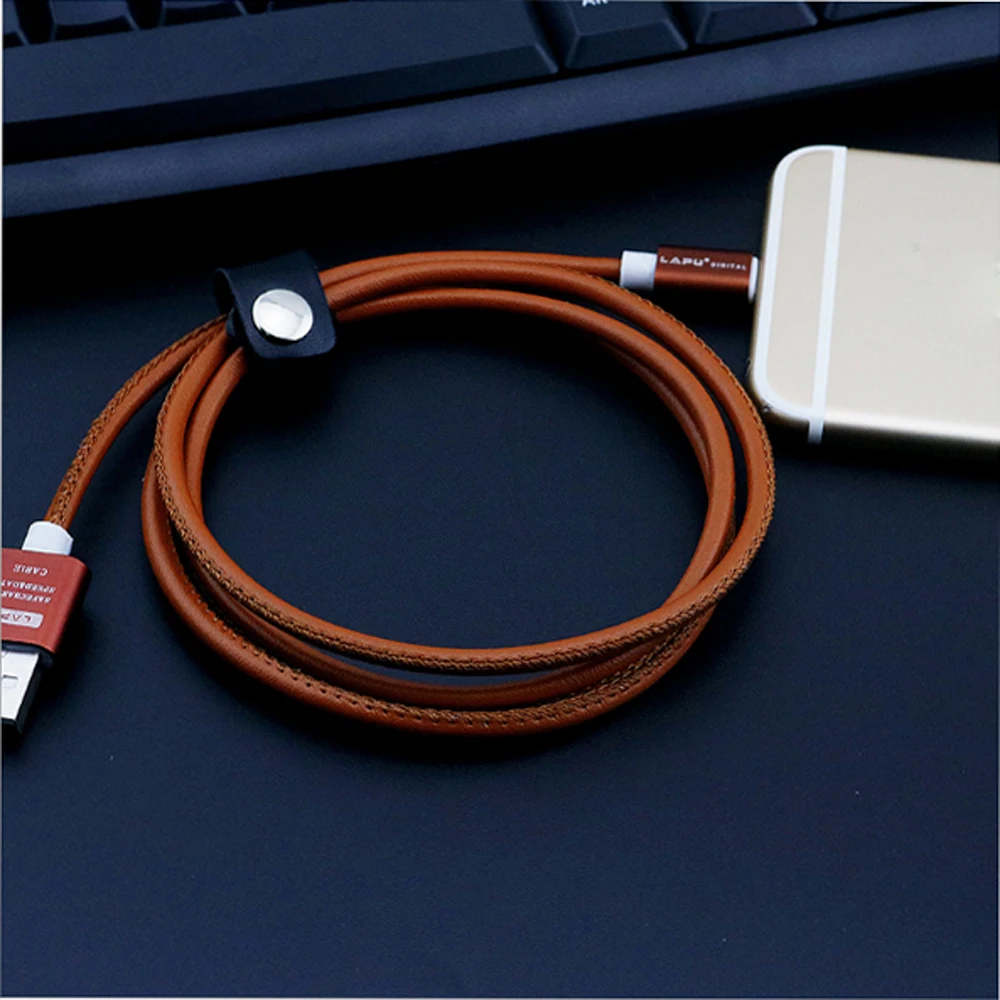 1 м кожаный сплав Micro USB кабель для устройства Andriod для iPh 7 6s Быстрая зарядка и синхронизация кабель для передачи данных для huawei 2.0A