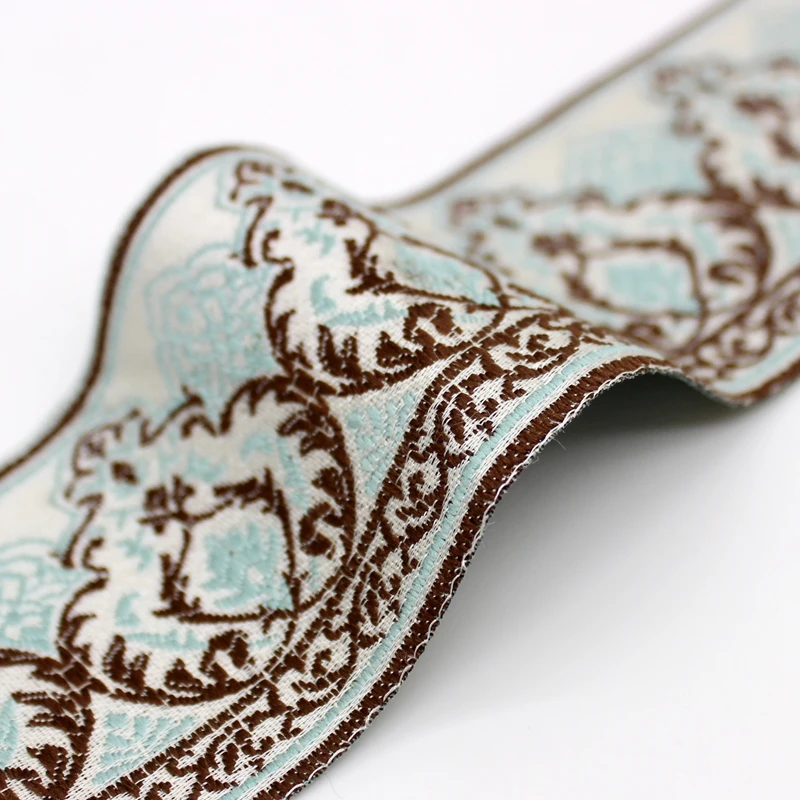 Ribbons for crafts Polyester cotton lace ethnic costume embroidered webbing blinds decoration 5yards/lot Width 6CM | Дом и сад