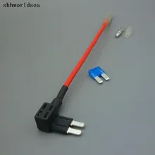 Shhworldsea Новый 2 шт. Авто 15A Микро Держатель предохранителя