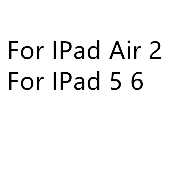 For ipad air 2 2 шт. Экран протектор Планшеты чехол Стекло чехол для Apple Ipad Mini 1 2 3 4 Ipad 5 Air Ipad 5 6 iPad Pro 11 10,5 9,7 дюймов Funda - Цвет: For ipad air 2