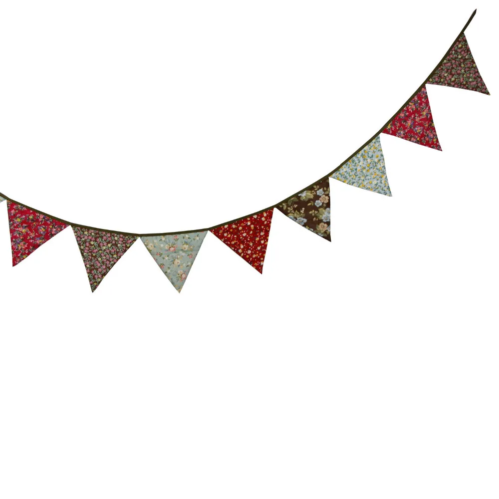 1 шт. 3 2 м Ретро домашний сад хлопок Висячие флаги Свадебные украшения баннеры для