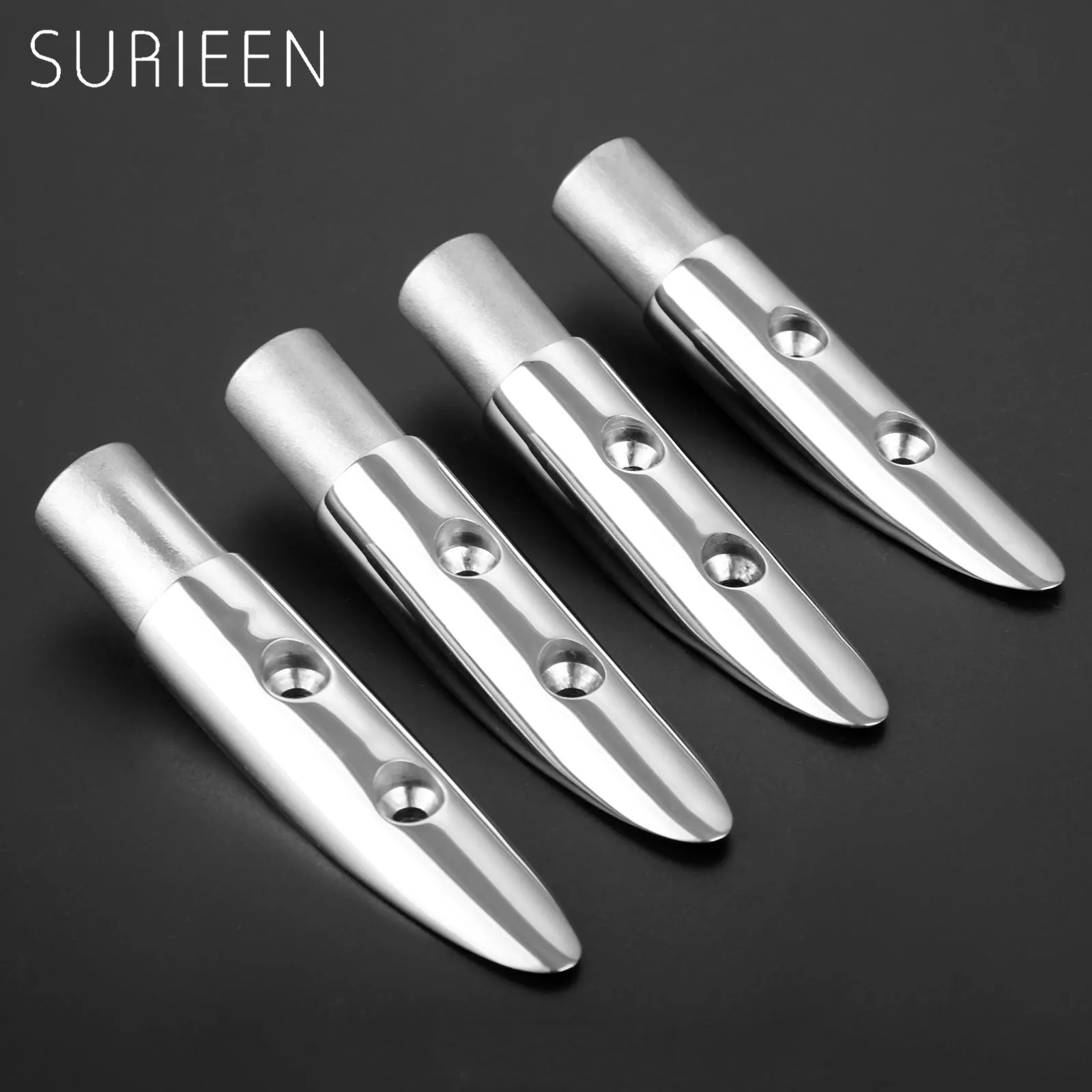 SURIEEN 4 шт. 19 мм судовой рельсовый фитинг из нержавеющей стали для 7/8 труб/труб
