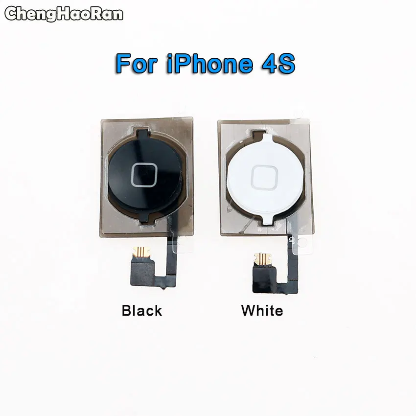 ChengHaoRan для iPhone 4 4S 5 5C 6 6S Plus 6P 6SP кнопка домой с гибким кабелем Кнопка меню Клавиша