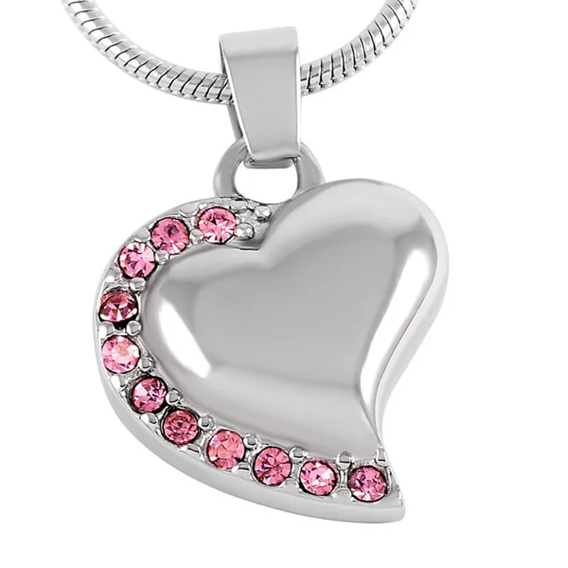 K8018 Always in My Heart Crystal Cremation Jewelry for Ashes Pendant Locket Keepsake Memorial Urn Necklaces | Украшения и