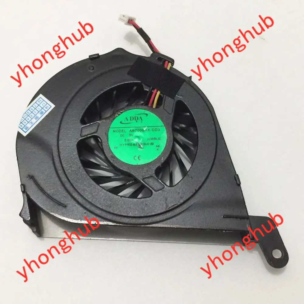 Охлаждающий вентилятор для сервера ADDA AB7005HX DD3 CWBLX DC 5V 0.50A|server fan|dc 5v fan5v dc fan |