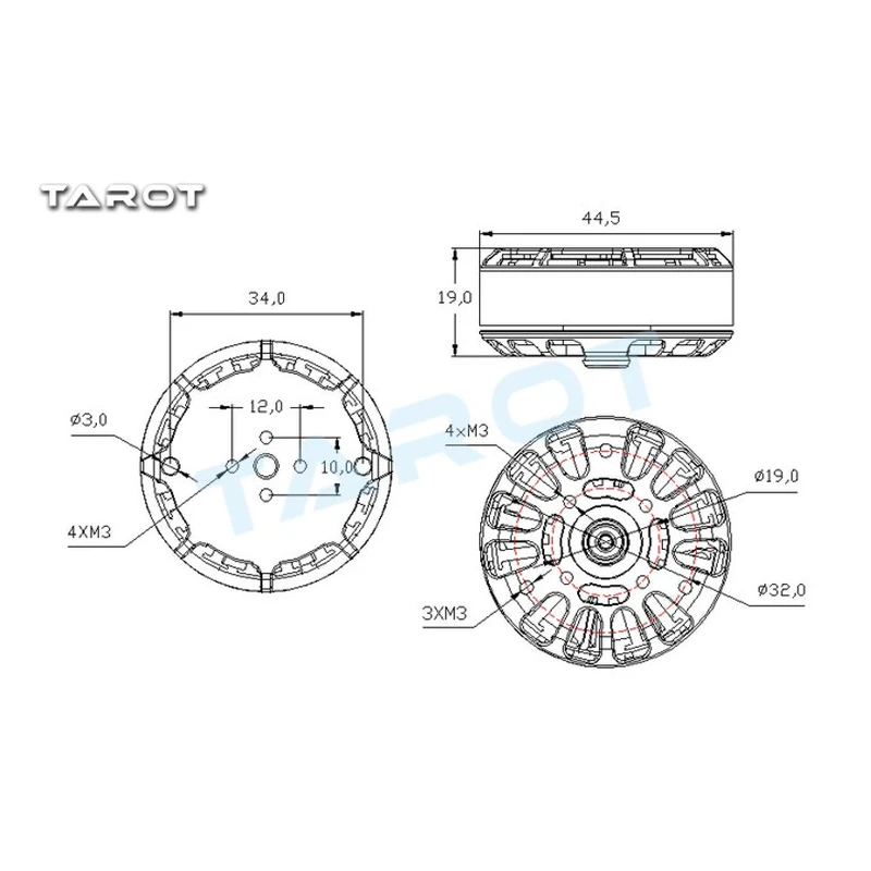 TATOR RC 4008/4006 Martin бесщеточный мотор 330kv TL2955 TL2954 радиоуправляемого квадрокоптера