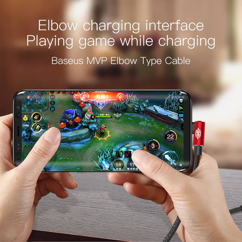 Baseus кабель usb type C 90 градусов для xiaomi redmi k20 pro USB C кабель для зарядки мобильного телефона для oneplus 7 pro Кабель type-C