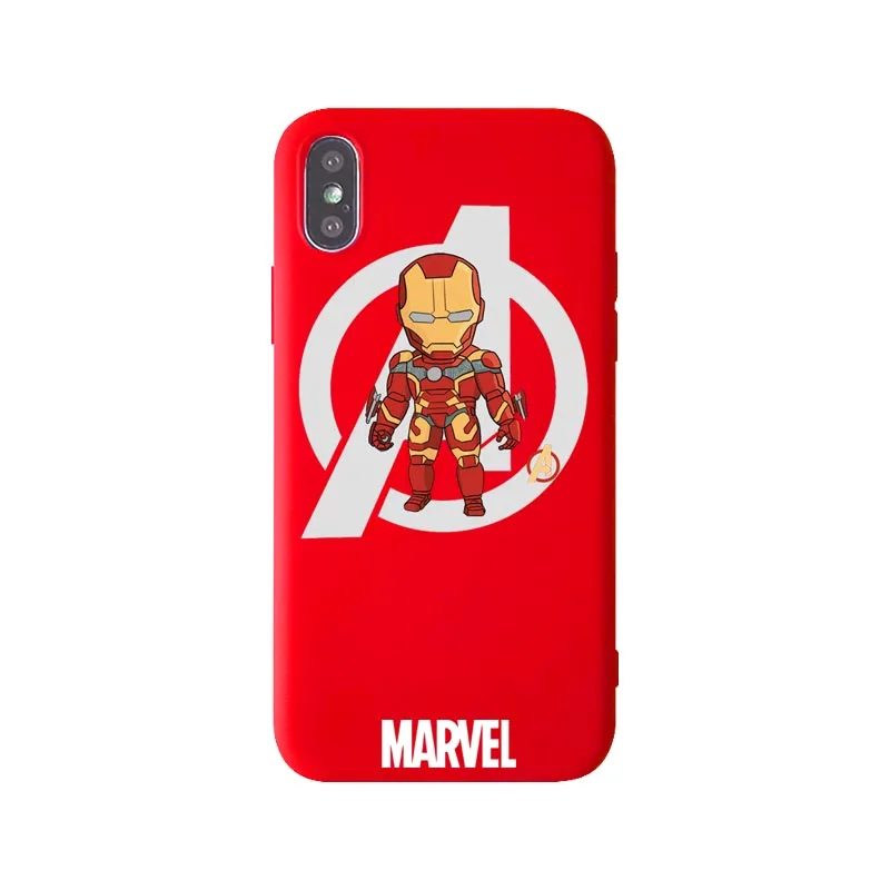 Железный человек Оригинальный чехол для телефона Marvel Iphone X Xs Max XR 10 8 7 6 6s Plus 5 5s SE