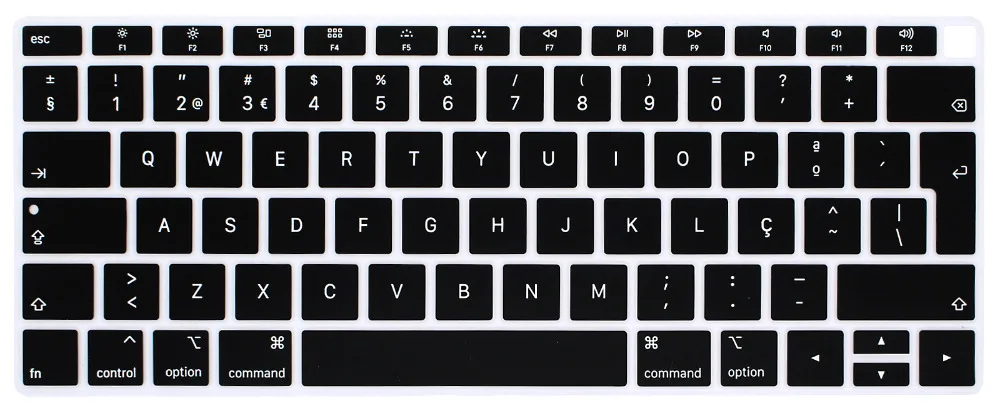 Redlai силиконовый мягкий чехол для клавиатуры Macbook Air 13 Модель A1932 retina& Touch ID EU Verstion испанский итальянский