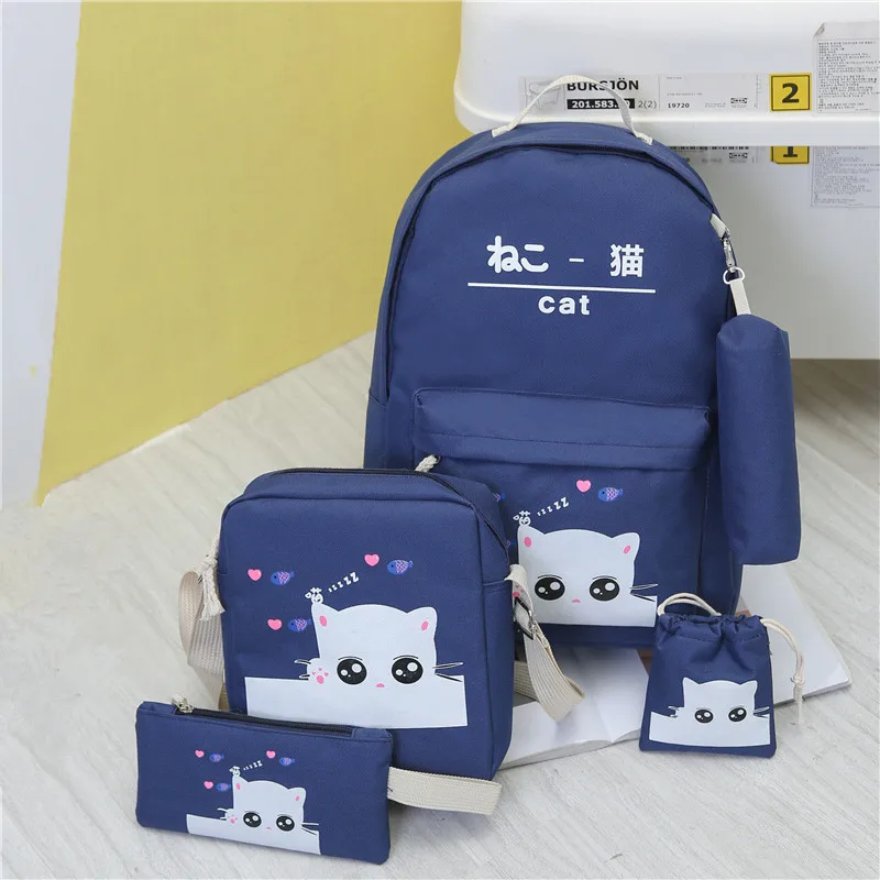 5 Set/pcs школа моды детские сумки рюкзаки школьный ранец сумка для мальчиков и