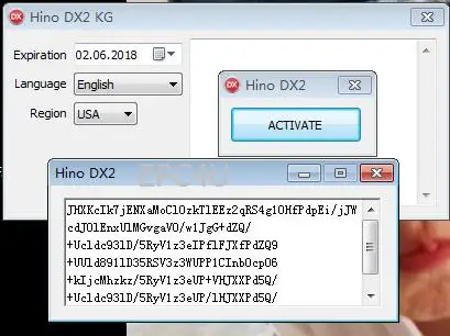 Hino Diagnostic eXplorer 2 - DX2 1.1.17.5+ Database 2016+Activator+keymaker unlock for unlimited install on many pcs |