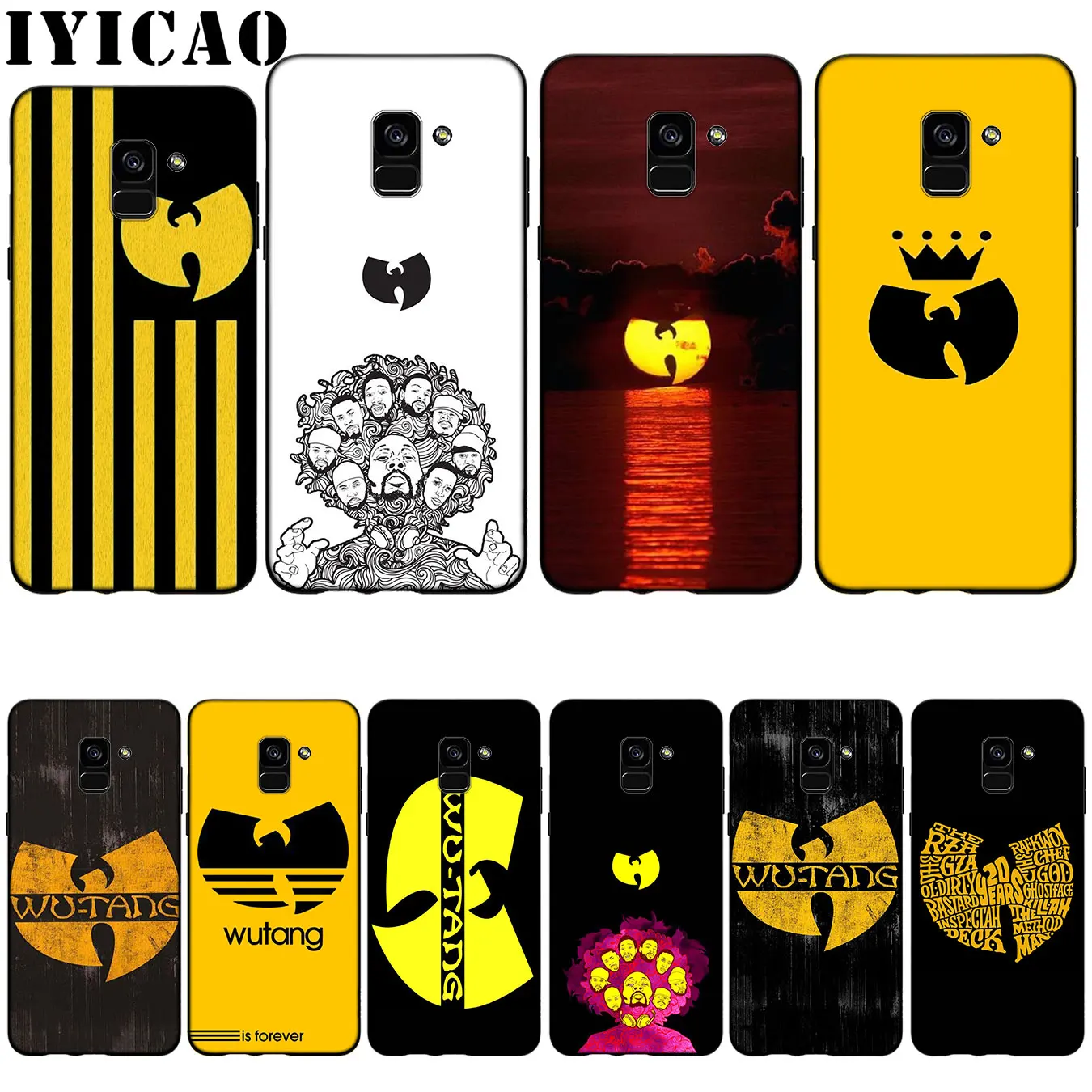 IYICAO Wu Tang Clan Ультратонкий Мягкий чехол с рисунком для Samsung Galaxy A6 Plus A9 A8 A7 2018 A3 A5 2016 2017
