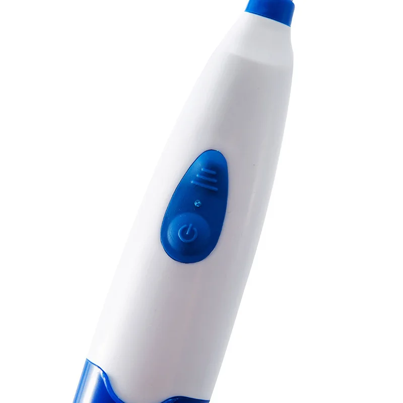 Электрическая зубная щетка с 2 головками на батарейках гигиена полости рта не