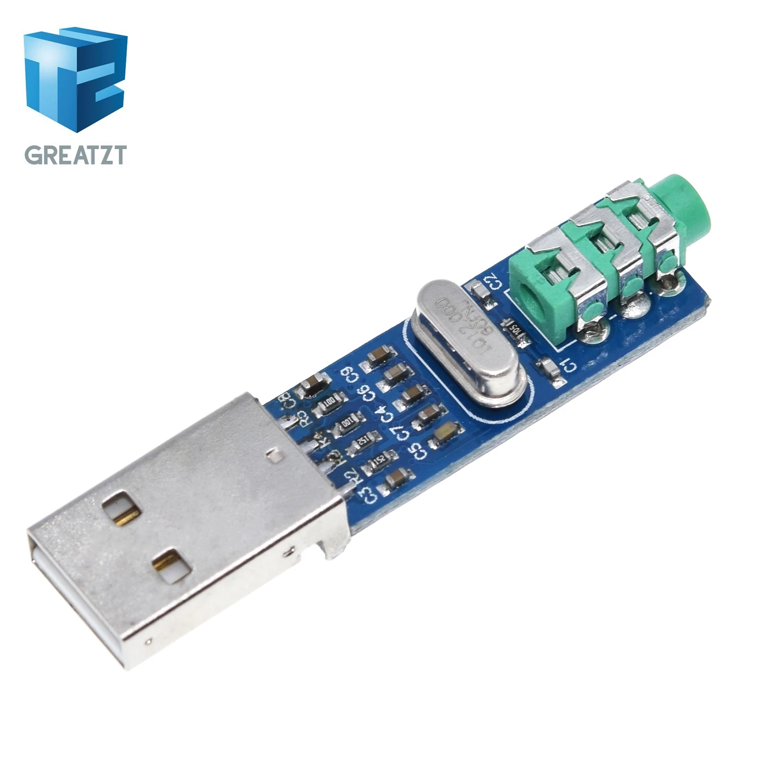 GREATZT 5V Мини PCM2704 USB DAC HIFI звуковая карта Мощность декодер борту модуль для Arduino Raspberry
