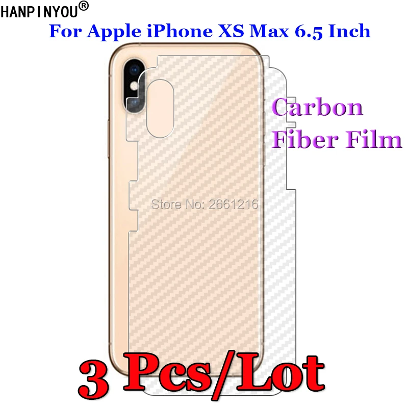 3 шт./лот для Apple iPhone XS Max 6 5 дюйма 3D противоскользящая задняя крышка из прозрачного