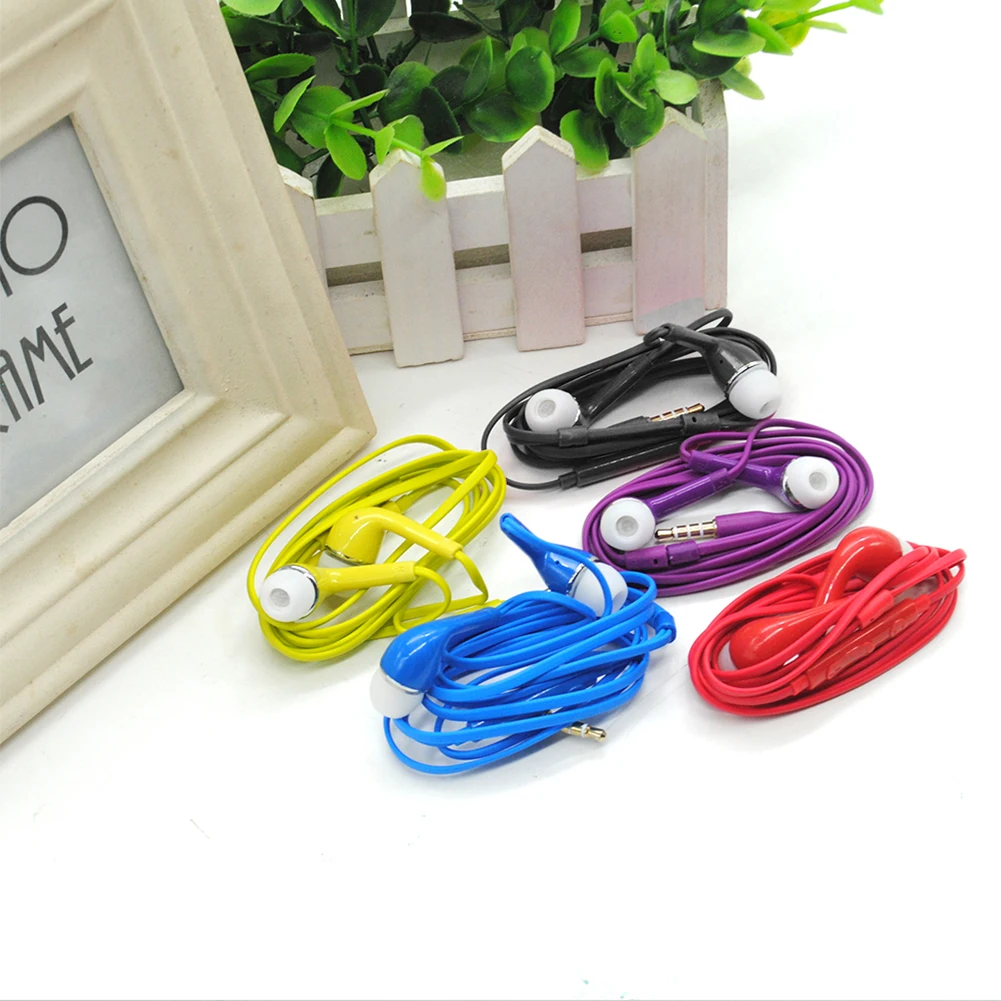 3 5 мм наушники типа In Ear с управлением и микрофоном свободные Наушники