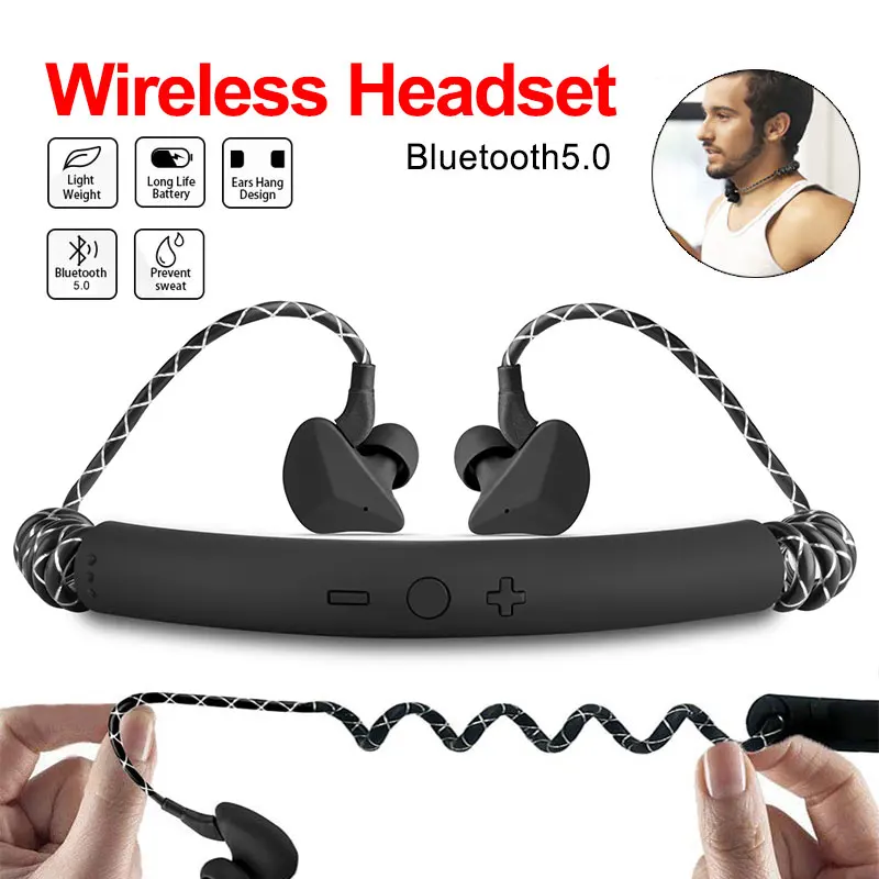 Беспроводные bluetooth наушники водонепроницаемые с костной проводимостью