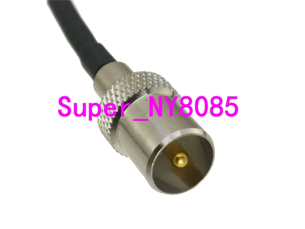 

RG174 Cable FME Male Plug Straight to IEC PAL DVB-T Male Plug 6inch~10FT