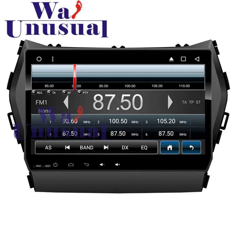 2 din Octa Core 9 дюймов Android 8 1 Автомобильная GPS навигация медиаплеер для Hyundai Santafe 2013
