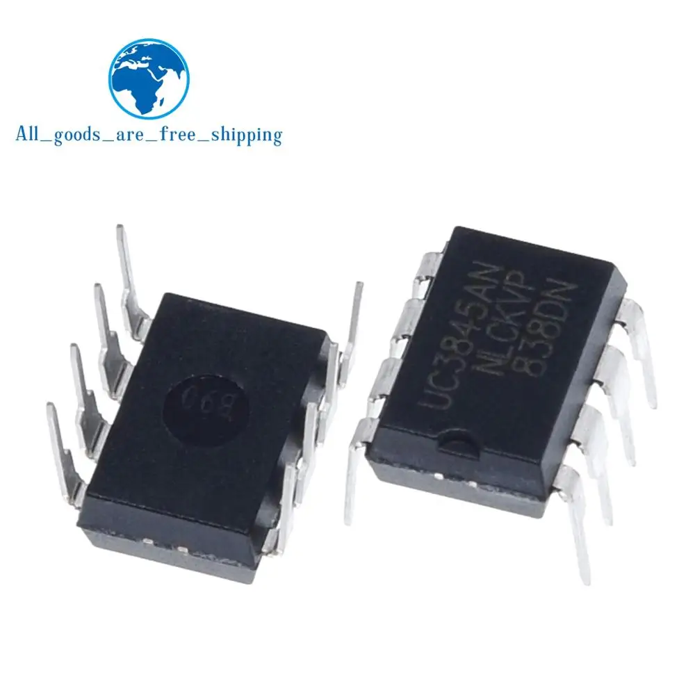 10 шт. UC3845B DIP-8 UC3845A DIP8 UC3845AN UC3845BN UC3845 DIP новый и оригинальный IC