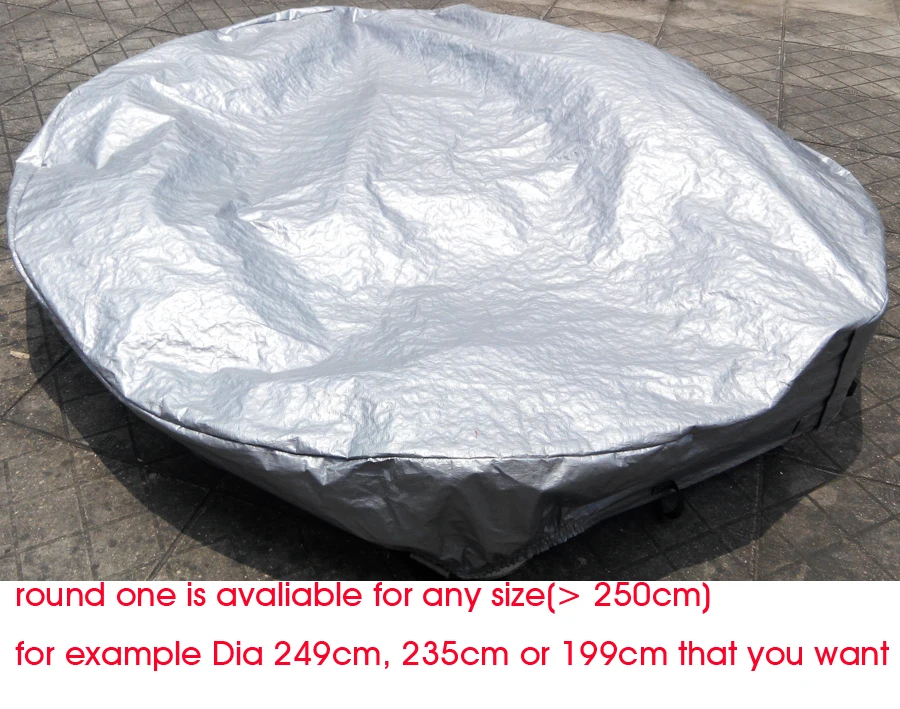 Крышка круглой формы для горячей ванны защита от снега дождя и пыли внешний