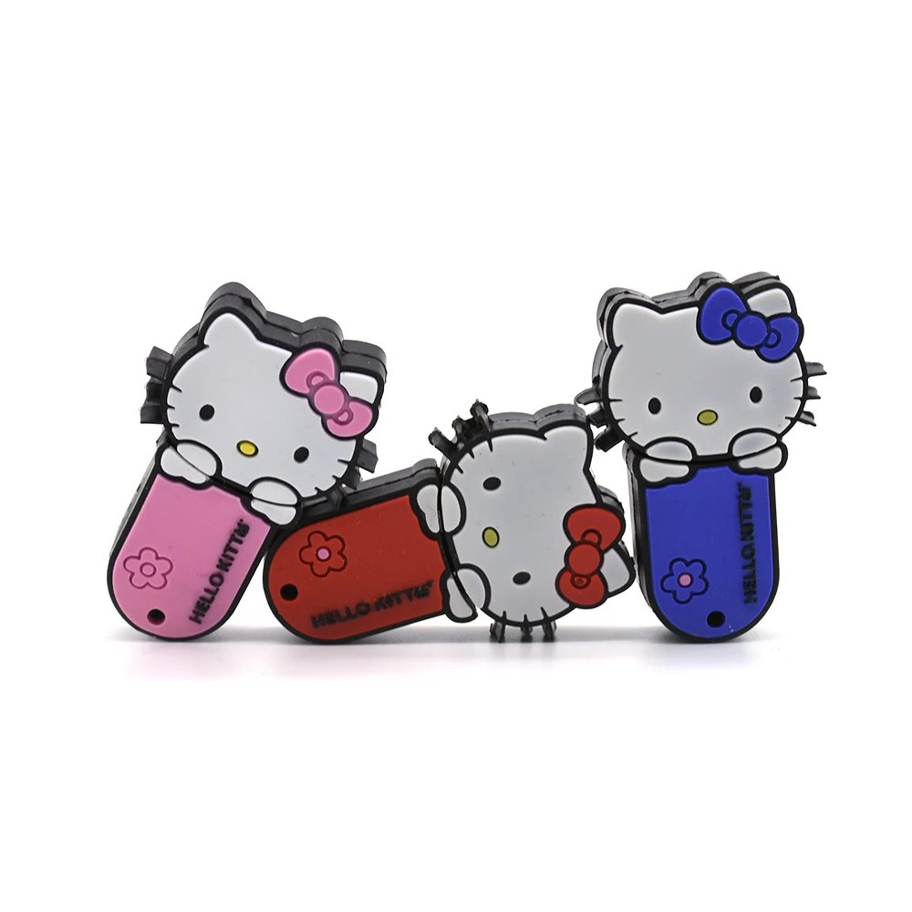 Рисунок hello kitty pendrive симпатичный usb флэш накопитель 4 gb/8 gb/16 gb/32 gb/64 gb девушка U диск