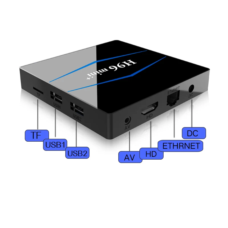 H96mini plus TV Box Android 8 1 RK3229 Четырехъядерный 4 k H.265 2 Гб 16 Miracast DLNA wiFi 100LAN HD Giochi Smart Media