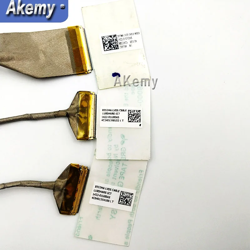 Новый ноутбук LCD LVDS кабель для For Asus X553MA X553M X553 D553M X503M F503M R515MA 40Pin PN 1422 01UX0AS 01VY0AS
